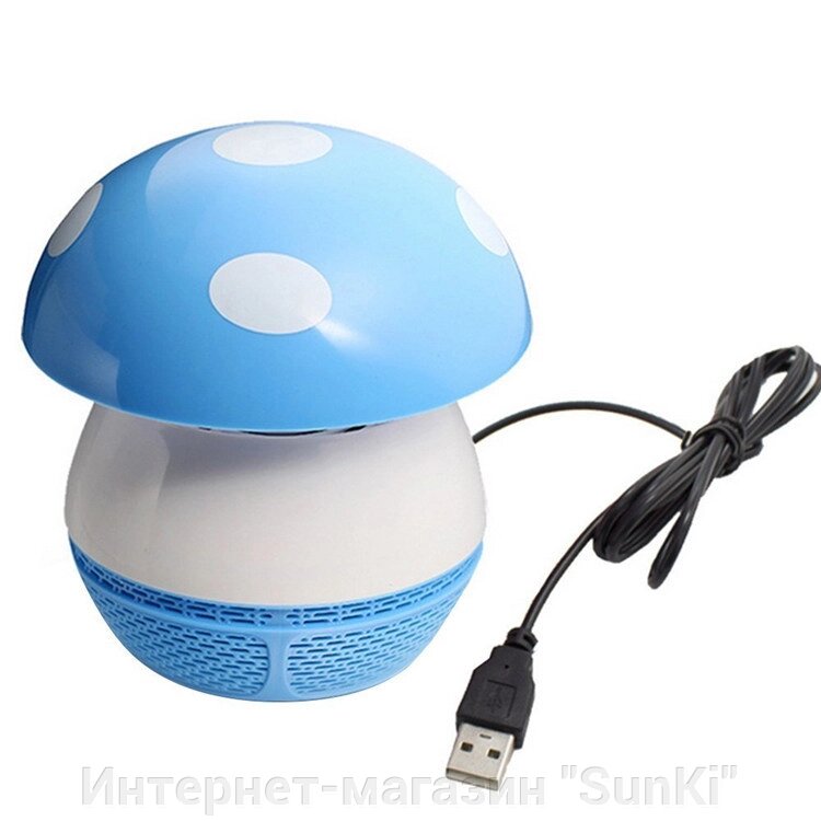 Знищувач комарів та комах SUNROZ SK-601 антимоскітна лампа USB 60 кв. м, Синій (SUN0861) - особливості