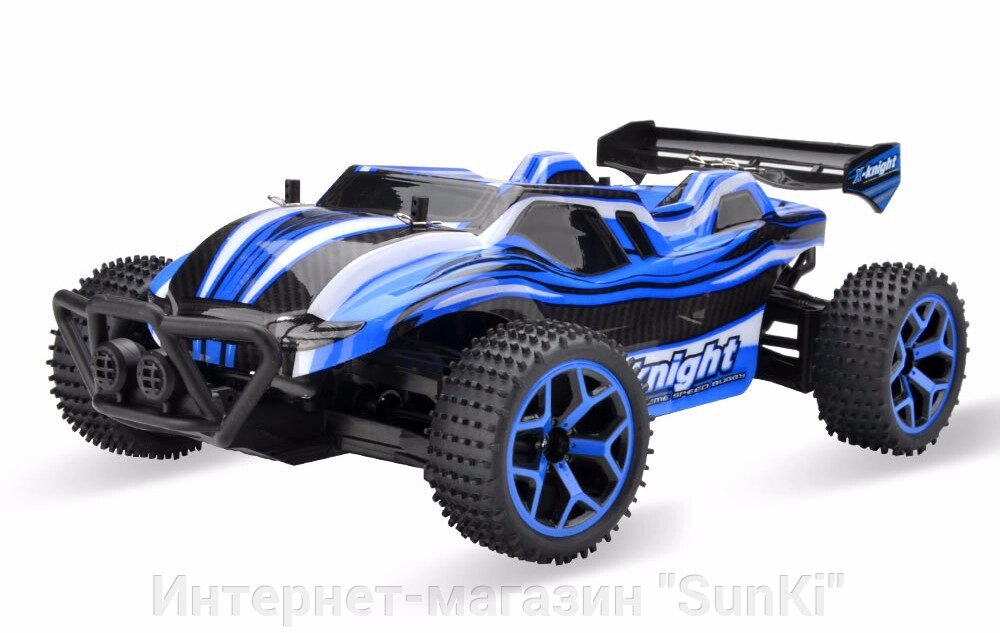Радіокерована іграшка SUNROX X-Knight дитячий автомобіль на р/у 1:18 4x4 Синій (SUN1767) - фото