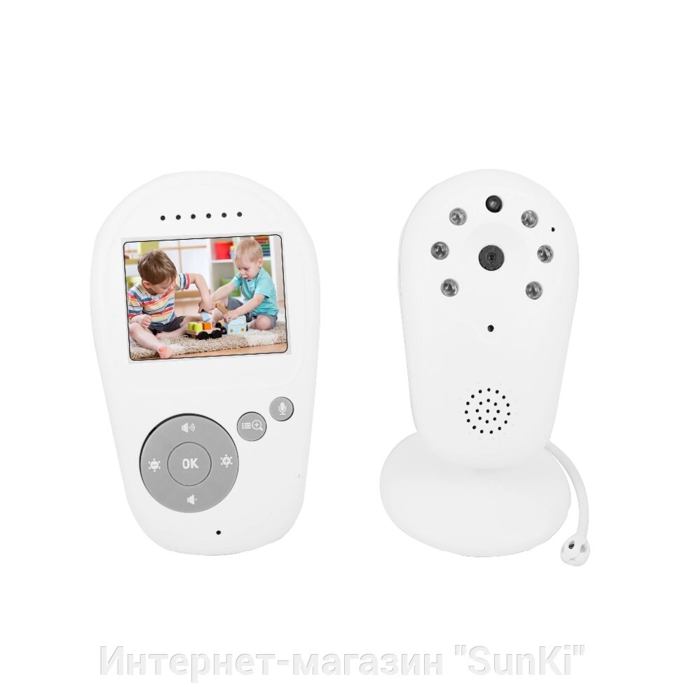 Відеоняня ANPOSI VB801 Baby Monitor з дистанційним LCD монітором 2,3 Білий (SUN0521) - акції