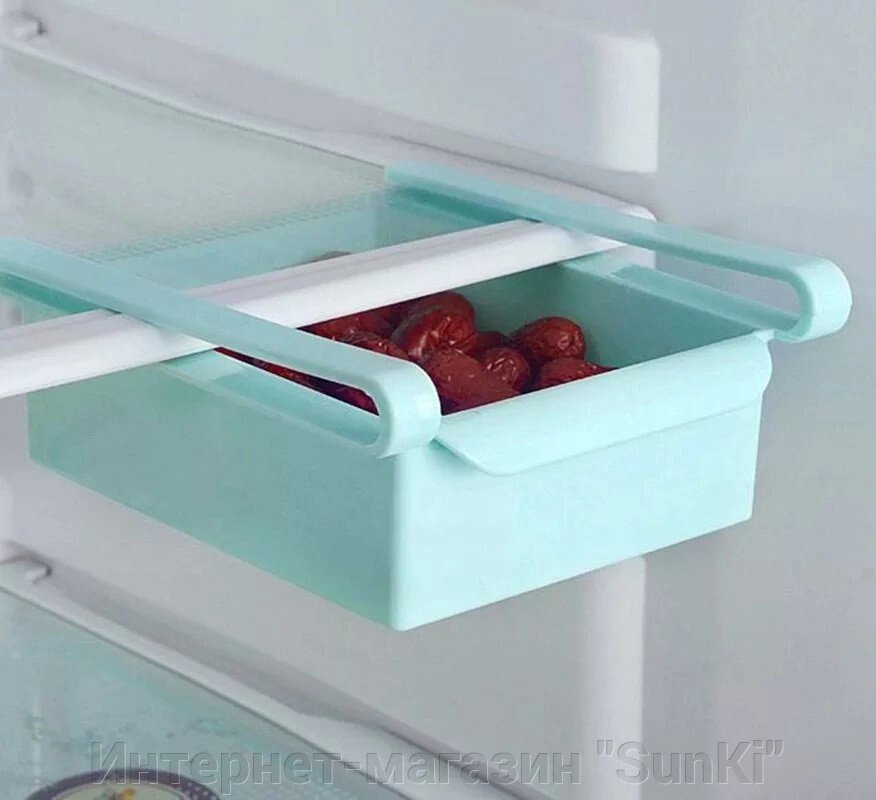 Подвесной органайзер для холодильника SUNROZ Refrigerator Multifunctional Storage Box Голубой (SUN4302) - опт