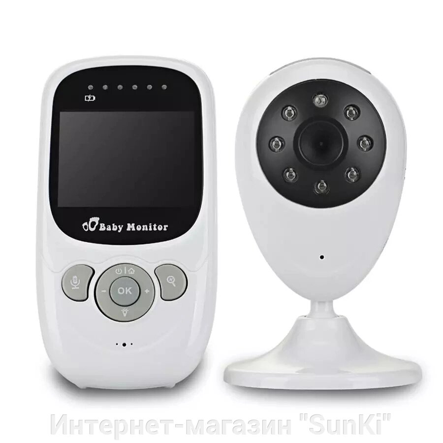 Відеоняня XUANERMEI SP880 Baby Monitor з дистанційним LCD монітором 2,4 Білий (SUN0520) - особливості