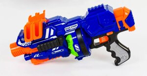 Пістолет-бластер Blaze Storm Zecong Toys м'які кульки (80318) Синій