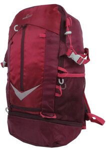 Похідний рюкзак із дощовиком 30L Rocktrail IAN389063 бордовий