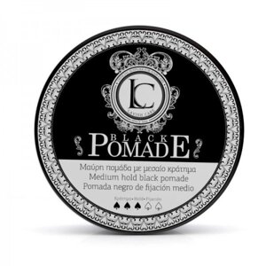 Помада (чорна) для стайлінгу волосся Lavish Care Black Pomade Medium hold black pomade 100 мл