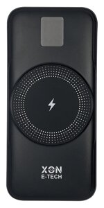 Портативна бездротова батарея 10000 mAh 15W XON PowerBank AirLink (AC1X2) Black (5060948063203)