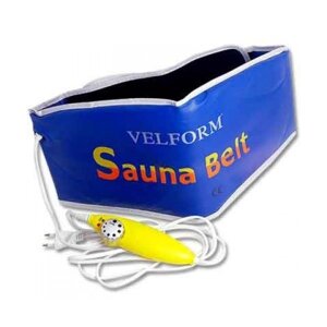 Пояс SUNROZ Sauna Belt для схуднення з терморегулятором Синій (SUN2701)