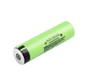 Промисловий акумулятор Panasonic Li-ion NCR18650B 3400 mAh без захисту