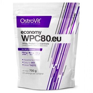 Протеин OstroVit Economy WPC80. eu 700 g /23 servings/ Nut