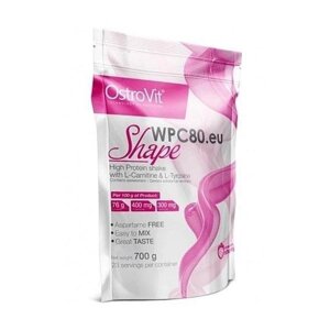 Протеин OstroVit WPC80. eu Shape 700 g /23 servings/ Strawberry Shake