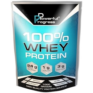 Протеин Powerful Progress 100% Whey Protein 1000 g /33 servings/ Cappuccino