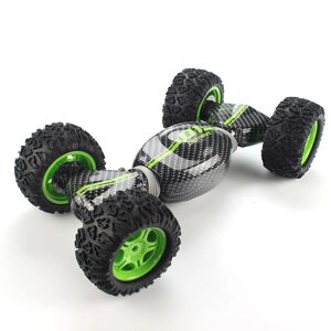 Радіокерована іграшка SUNROZ Hyper Tumble дитячий трюковий позашляховик на р/у Сіро-Зелений (SUN2265)