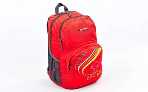 Рюкзак спортивний із жорсткою спинкою planeta-sport Zelart GA-3705 49х30х13 см Червоний