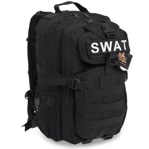 Рюкзак тактичний рейдовий SILVER KNIGHT SWAT-3P 42х22х35 см Чорний