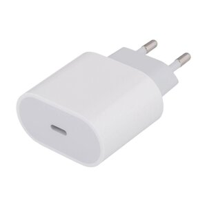 Мережевий зарядний пристрій Wuw iPhone 13 Pro Max PD 3.0 A 20 W USB-C Power Adapter USB-C to Lightning White