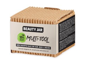 Шампунь чоловічий для волосся, тіла та бороди MultiTool Beauty Jar 60 г