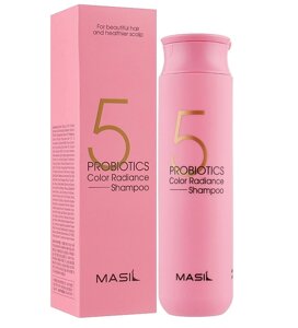 Шампунь із пробіотиками для захисту кольору 5 Probiotics Color Radiance Shampoo Masil 300 мл