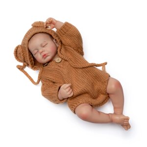 Силіконова колекційна Лялька Тедді Висота 50 см Reborn Doll (775)