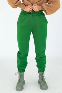 Спортивні штани з кишенями, ізольованими Fame - зеленим кольором, s (є розміри)