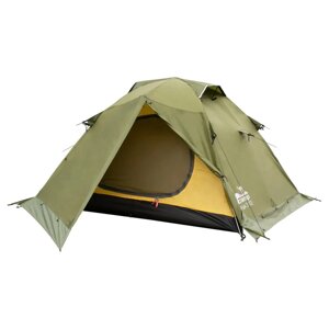 Тривимірна палатка Traamp Peak 3 (V2) зелена експедиційна