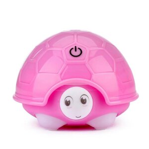 Зволожувач повітря SUNROZ Tortoise Портативний зволожувач повітря Черепаха, LED, USB,160 мл, Рожевий (SUN0265)