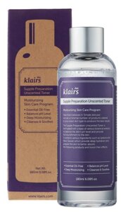 Зволожуючий тонік без ароматизатора DEAR KLAIRS Supple Preparation Unscented Toner 180 мл