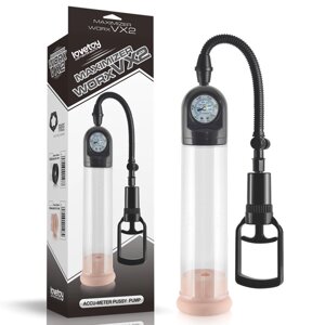 Вакуумна помпа з вимірювачем тиску Lovetoy Maximizer Worx VX2 Pussy Pump