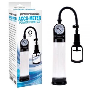 Вакуумна помпа з манометром Chisa Accu Meter Power Pump X2