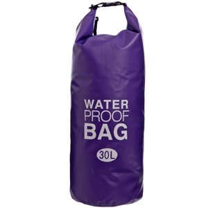 Водонепроникний гермомішок з плечовим ременем Waterproof Bag 30 л TY-6878-30 (PVC) Фіолетовий (PT0508)