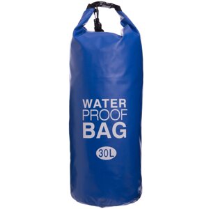 Водонепроникний гермомішок з плечовим ременем Waterproof Bag 30 л TY-6878-30 (PVC) Синій (PT0507)