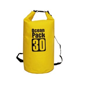 Водонепроникний рюкзак/гермомішок зі шлейкою на плече Ocean Pack 30 л Yellow (553582153120)