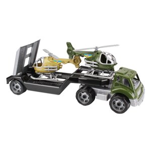 Військовий транспорт Technok Toys Автовоз і 2 гелікоптери Різнобарвний (122465)