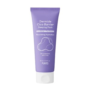 Відновлювальна нічна маска з центелою PURITO Dermide Cica Barrier Sleeping Pack 80 ml