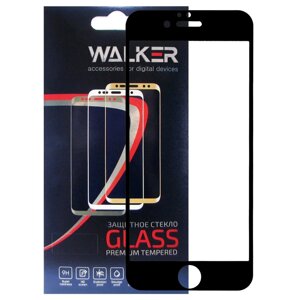 Захисне скло Walker 3D Full Glue для Apple iPhone 6/6S Black