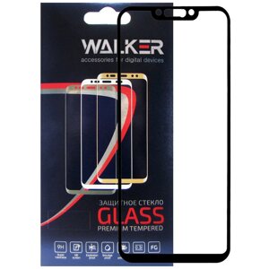 Захисне скло Walker 3D Full Glue для Huawei P Smart Plus / Mate 20 Lite Black