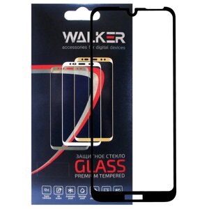 Захисне скло Walker 3D Full Glue для Huawei Y6 2019 / Y6 Pro 2019 Black