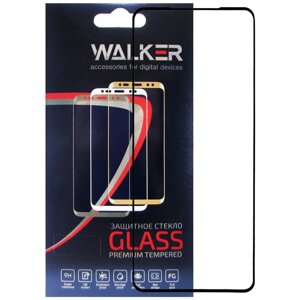 Захисне скло Walker 3D Full Glue для Poco X3 / X3 NFC / X3 Pro Black