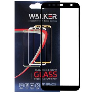 Захисне скло Walker 3D Full Glue для Samsung Galaxy J6 Plus / J4 Plus / J4 Core Black