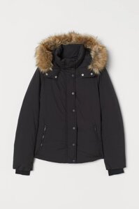 Жіноча куртка Зимова H&M 36 чорний 7728320