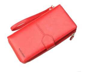 Жіночий гаманець BAELLERRY Lady Wallet Long шкіряне портмоне з ремінцем Червоний (SUN1474)