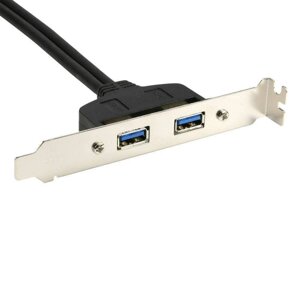 Планка корпусна USB3.0 A-Pinheader Lucom (62.09.8428) x2 0.45m планка 19pin