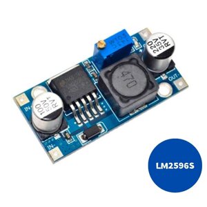 Перетворювач напруги понижуючий LM2596S 4-35 на 1-26В, 15Вт