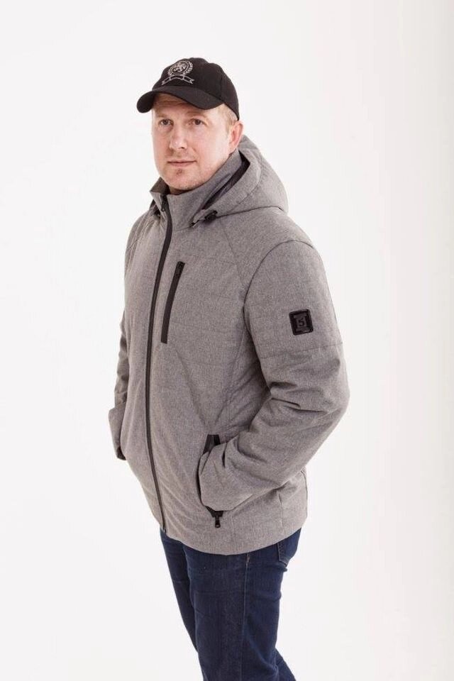 Куртка чоловіча АН-18 колір сірий від компанії Інтернет-магазин "Annapolis" - фото 1