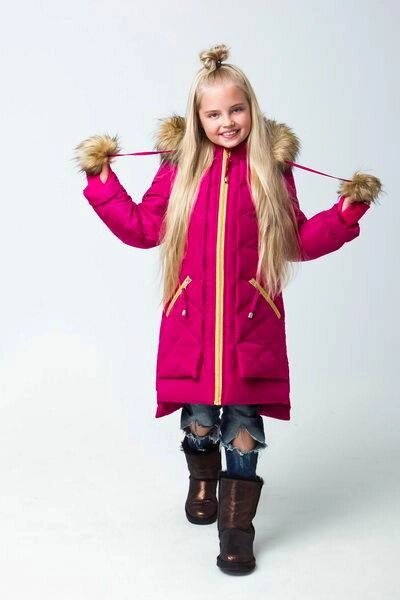 Куртка Парку для дівчинки "Діор" колір 1 від компанії Інтернет-магазин "Annapolis" - фото 1