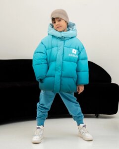 Зимовий пуховик для хлопчика "АN-37" с градієнтом
