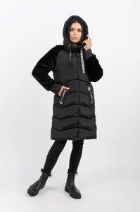 Жіноча зимова куртка АН-31 колір Чорний