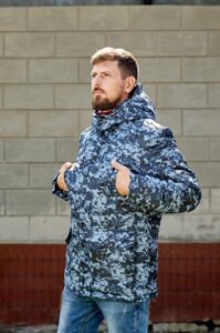 Стильна куртка чоловіча АН-27 піксель