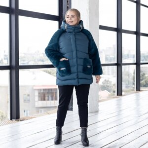 Жіноча зимова куртка АН-30 колір Хвиля