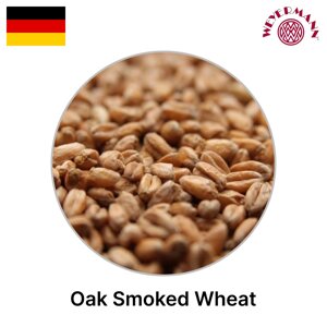 Солод Oak Smoked Wheat Malt (Пшеничний солод з копченим дубом), EBC 3-5, 1 кг