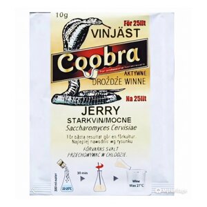 Винні дріжджі Coobra Jerry, 10 г