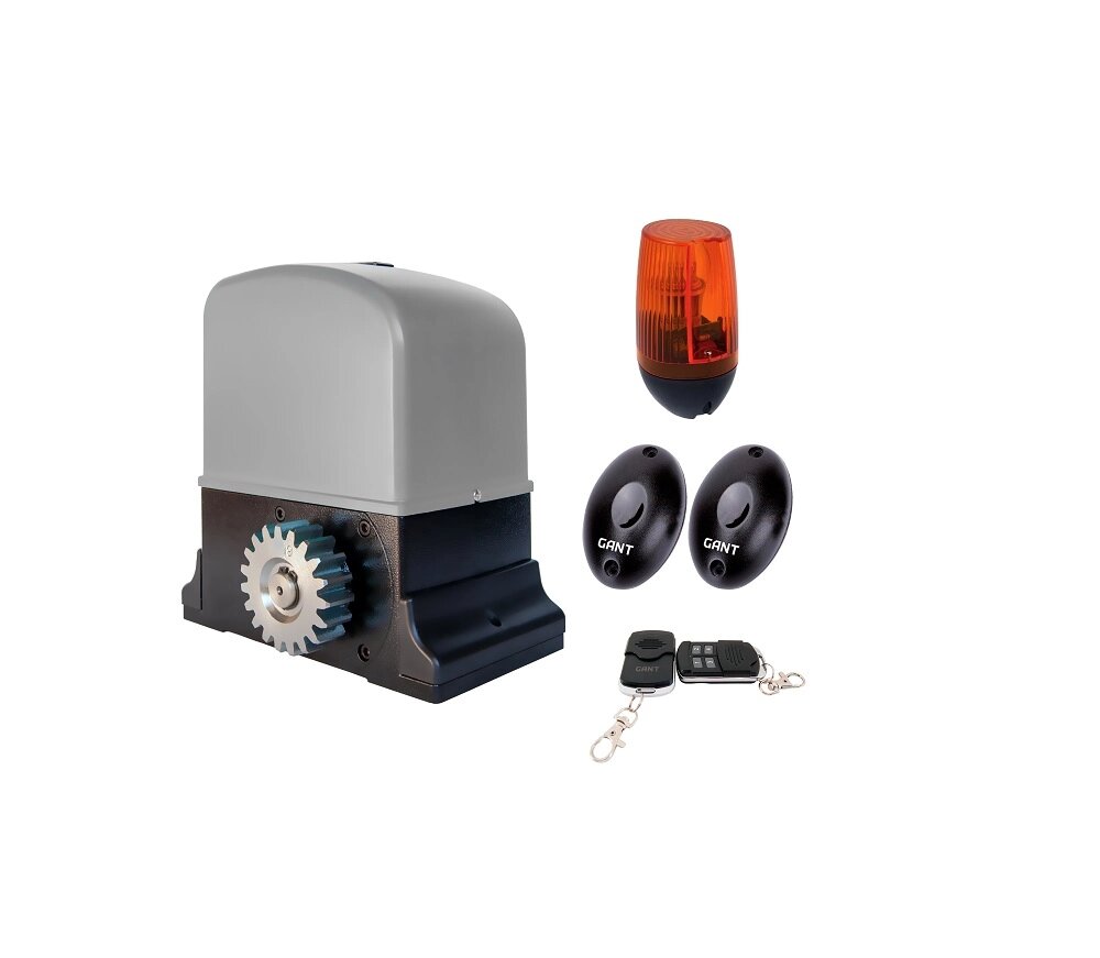 Комплект SET IZ-600 електропривод з вбудованим блоком керування та приймачем + пульт ДУ 4-х канальний 2 шт + PULSAR від компанії DOORSERVICE - фото 1